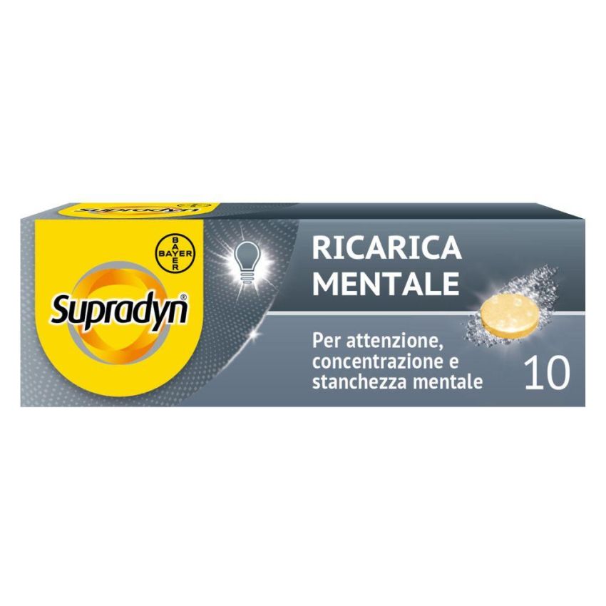 Supradyn Mental Recharge Compresse Effervescenti - 10 Compresse