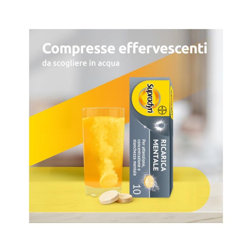 Supradyn Mental Recharge Compresse Effervescenti - 10 Compresse