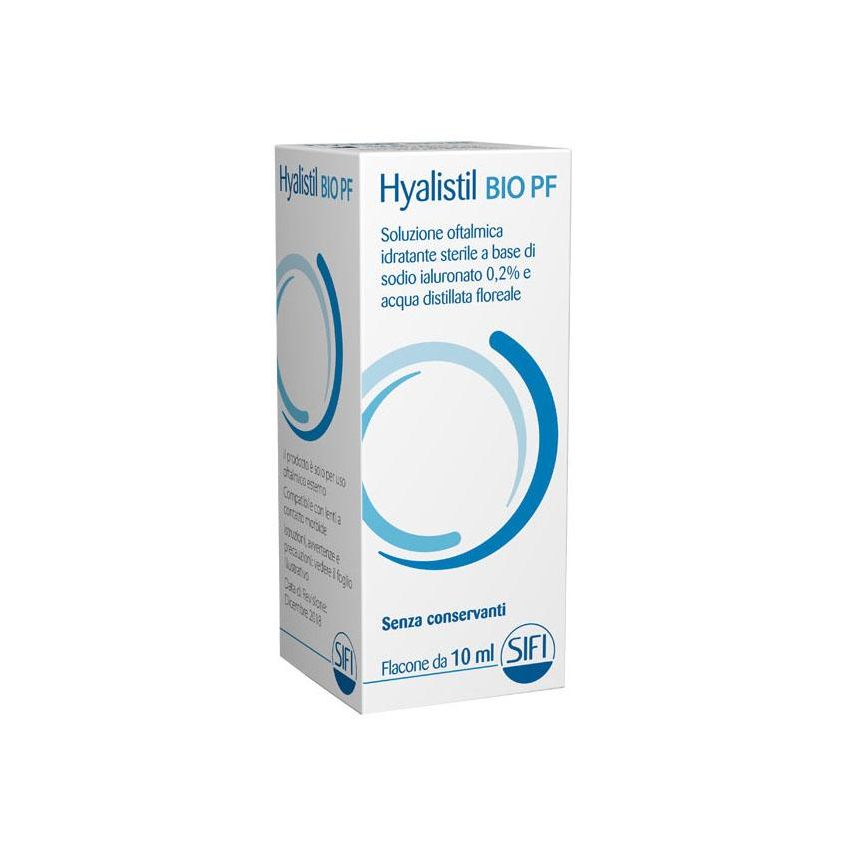 Gocce Oculari Idratanti Hyalistil Bio Pf con Acido Ialuronico 0,2% - 10ml