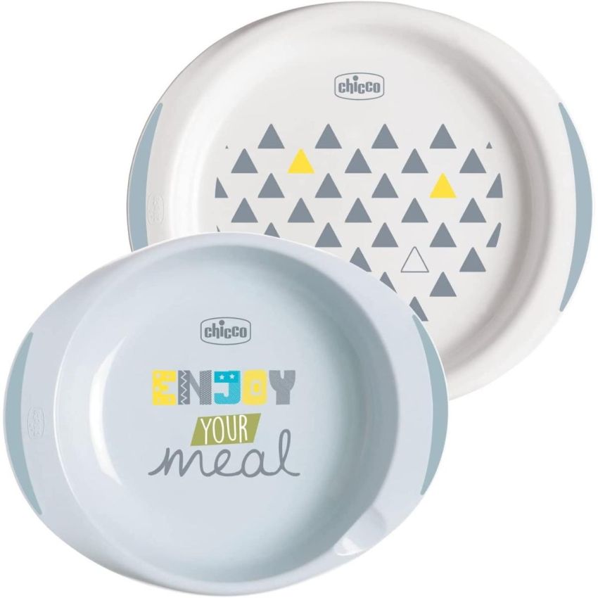 Piatto Profondo e Piano Chicco per Bambini 12 M+