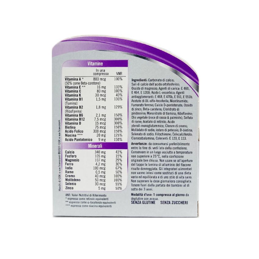 Multicentrum Donna 50+: Integratore Multivitaminico e Multiminerale - 60 Compresse