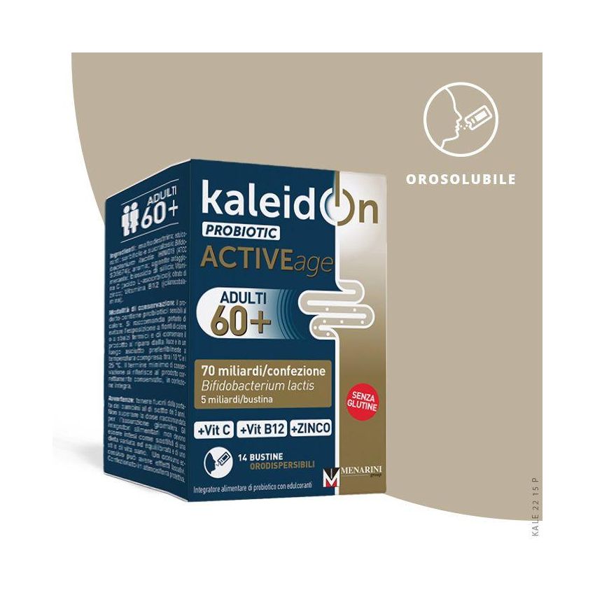 Kaleidon Probiotic Active Age 60+ - 14 Bustine