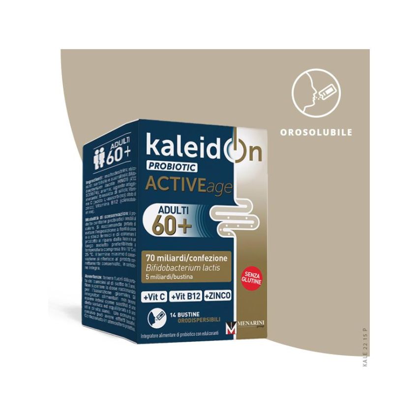 Kaleidon Probiotic Active Age 60+ - 14 Bustine