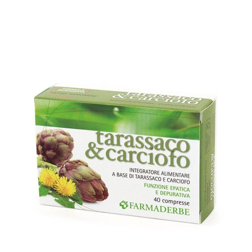 Tarassaco e Carciofo - Integratore Naturale, 40 Capsule