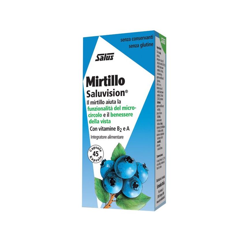 Mirtillo Saluvision - 45 Capsule per la Salute della Vista