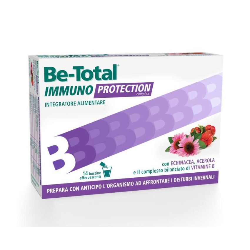 Be-Total Immuno Protection - Integratore con Vitamina B e Zinco - 14 Bustine