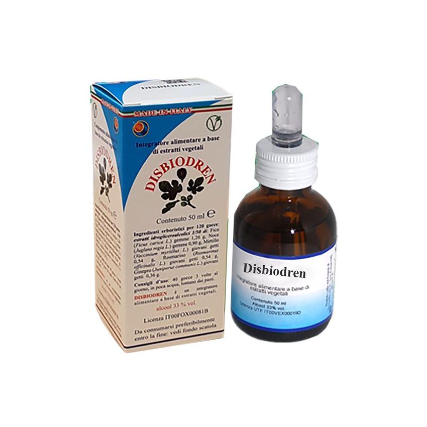 Disbiodren Gocce Digestive - Integratore Naturale 50ml