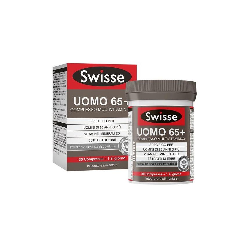 Swisse Multivitaminico per Uomini 65+ - Pacco da 30 Compresse
