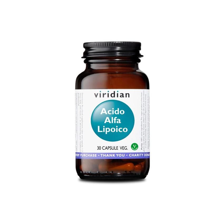 Viridian Alfa Acido Lipidico - Integratore Salutare, 30 Capsule