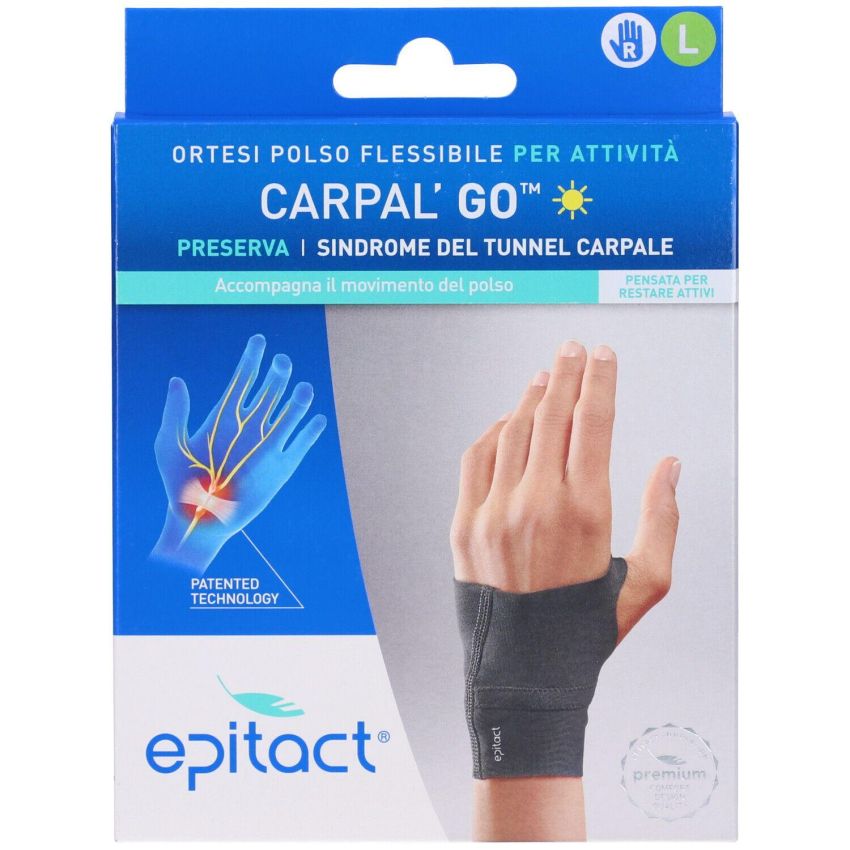 Epitact Carpal'Go Supporto per Polso Destro, Taglia L