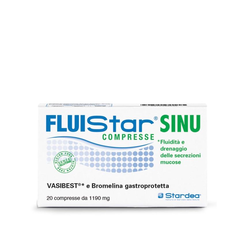 Fluistar Sinu: Trattamento per Sinusite - 20 Compresse