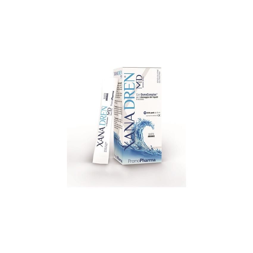 Promo Pharma Xanadren MD - Integratore Ananas in Stick da 10 Pezzi