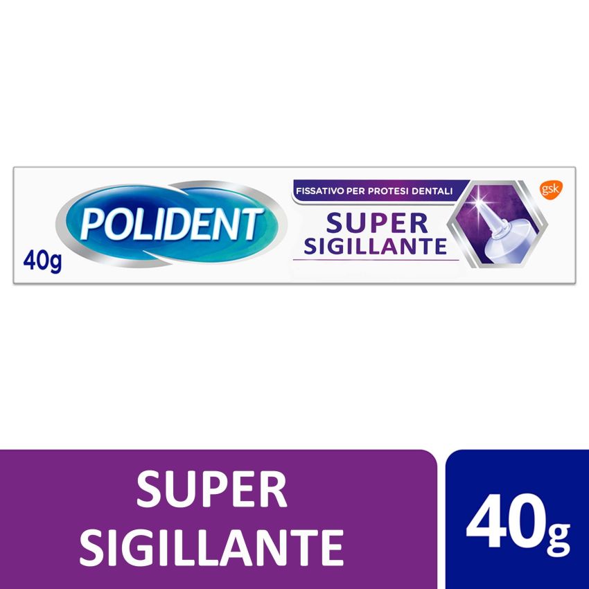Polident Super Sealant Protezione Dentiera 40g