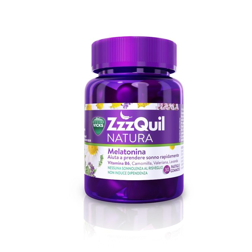 ZzzQuil Natura: Pastiglie Gommose Naturali per il Sonno - Confezione da 30