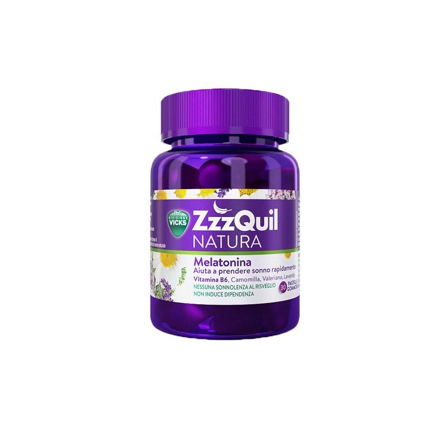 ZzzQuil Natura: Pastiglie Gommose Naturali per il Sonno - Confezione da 30