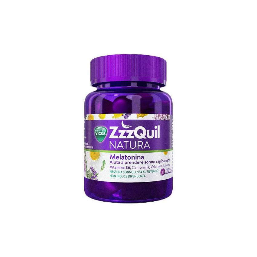 ZzzQuil Natura: Pastiglie Gommose Naturali per il Sonno - Confezione da 30