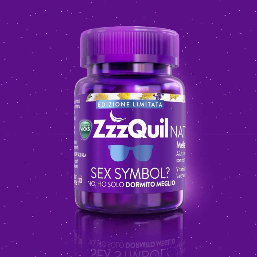 ZzzQuil Natura: Pastiglie Gommose Naturali per il Sonno - Confezione da 30
