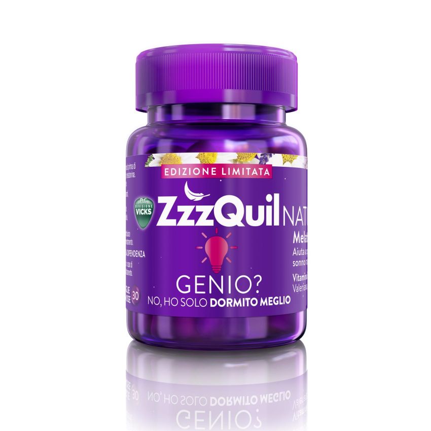 ZzzQuil Natura: Pastiglie Gommose Naturali per il Sonno - Confezione da 30