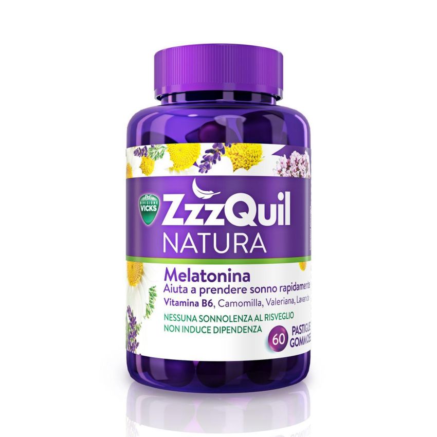 ZzzQuil NATURA - Pastiglie Gommose per il Sonno - 60 Pezzi