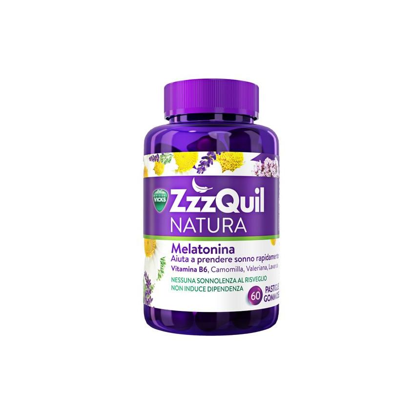ZzzQuil NATURA - Pastiglie Gommose per il Sonno - 60 Pezzi