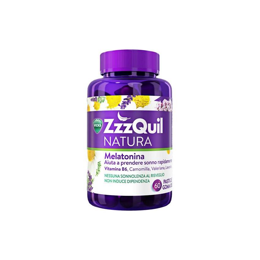 ZzzQuil NATURA - Pastiglie Gommose per il Sonno - 60 Pezzi