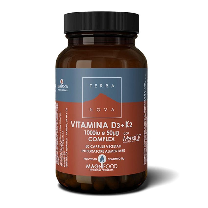 Terranova Vitamina D3 e K2 Complex - 50 Capsule