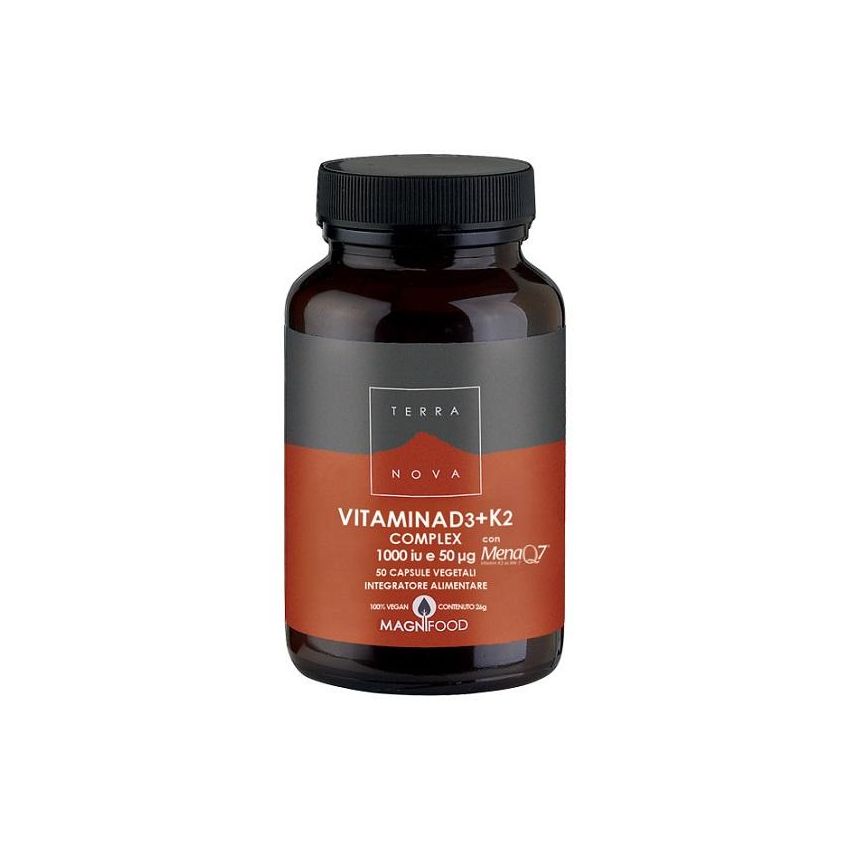 Terranova Vitamina D3 e K2 Complex - 50 Capsule