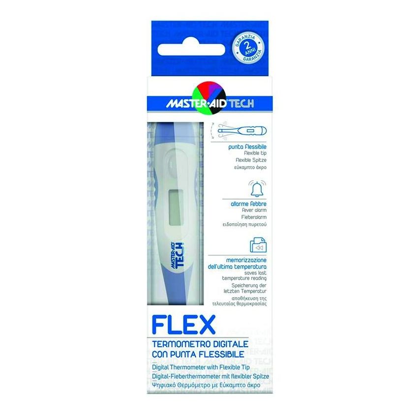 Master Aid Tech Flex - Termometro Digitale Avanzato, 1 Pezzo