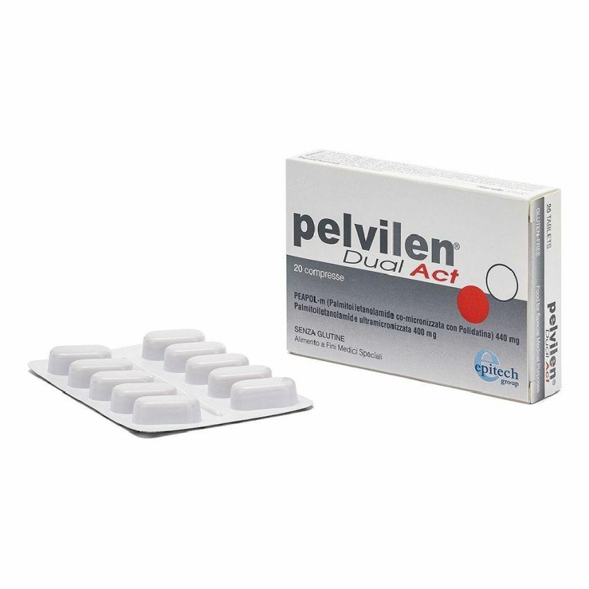 Pelvilen Dual Act Compresse per il Benessere Pelvico - Pacco da 20