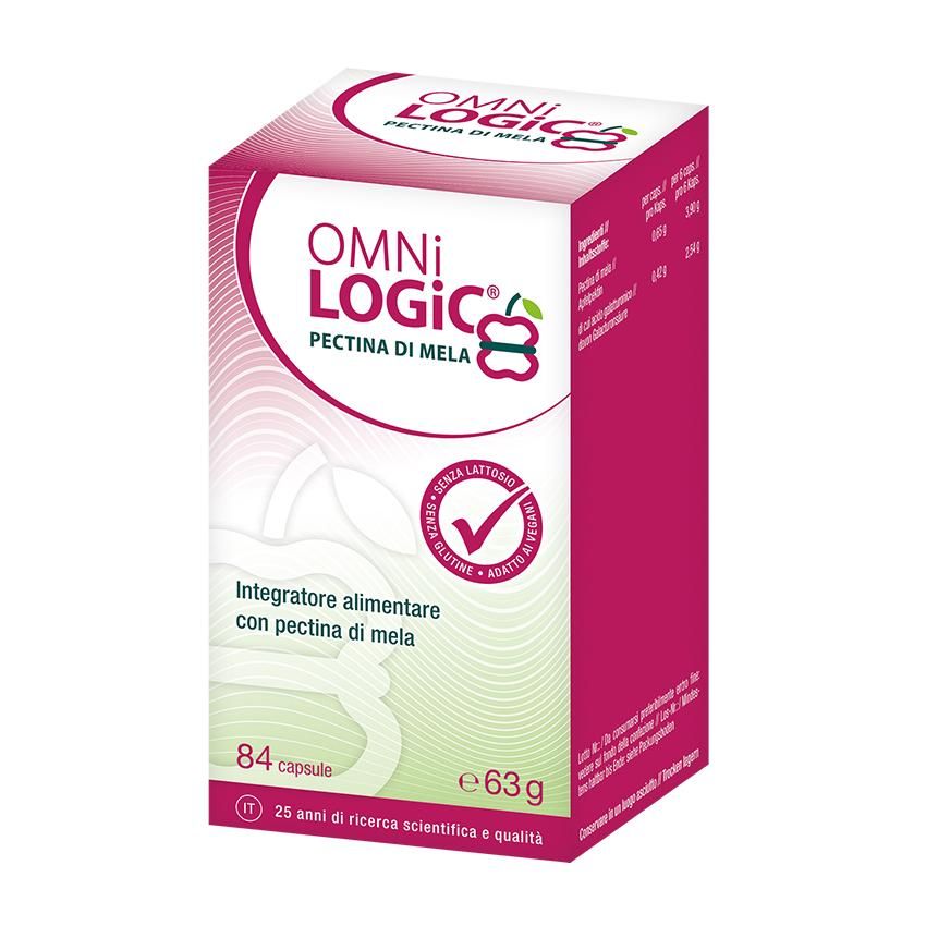 Omni Logic Pectina di Mela - Supplemento Alimentare, 84 Capsule