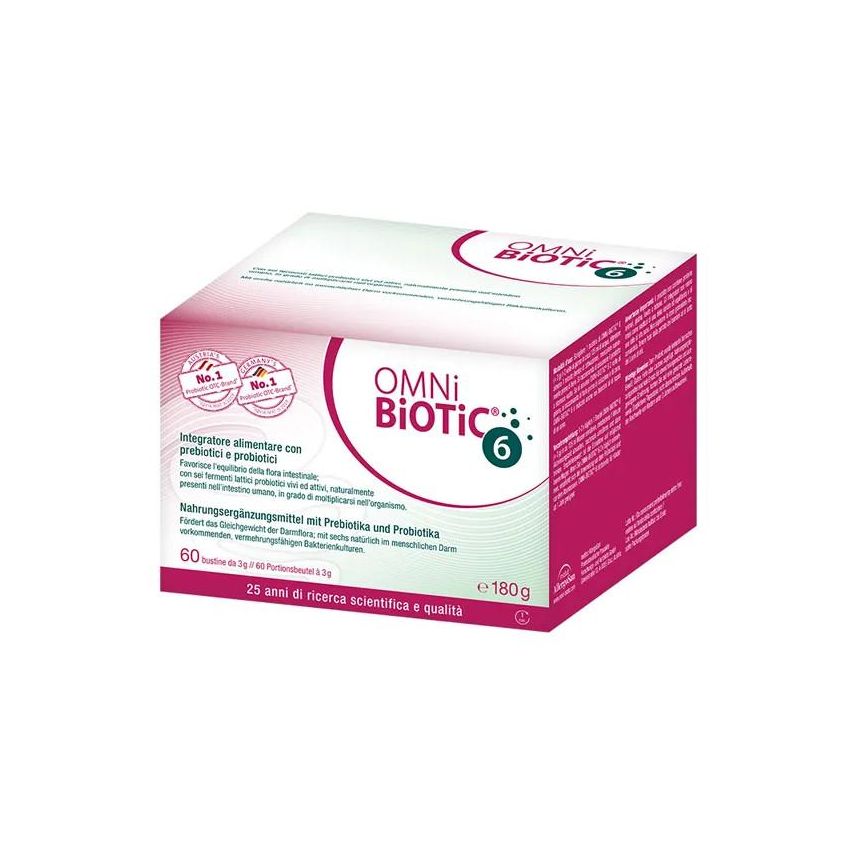 Omni Biotic 6 Polvere - 60 Bustine per la Salute dell'Intestino