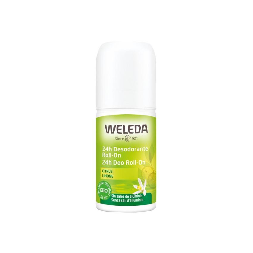 Weleda 24 Ore Deodorante Roll-On al Limone, 50ml