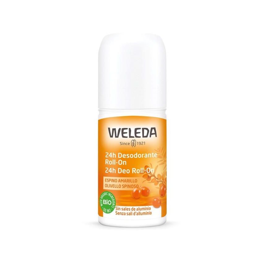 Weleda Deodorante Roll-On 24h con Olivello Spinoso, 50ml