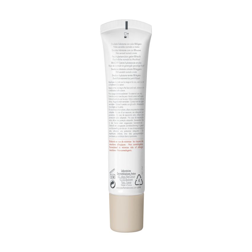 Avène Eau Thermale Hydrance BB Crema Idratante Colorata Leggera SPF30 - 40ml