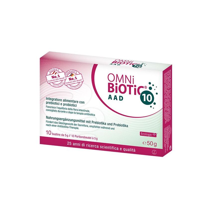 Omni Biotic 10 AAD - 10 Bustine per il Benessere Intestinale
