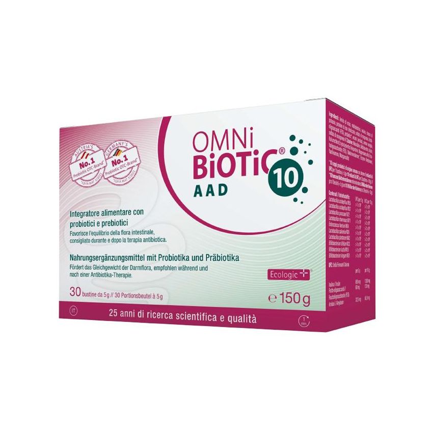 Omni Biotic 10 AAD - Probiotico Alta Qualità - 30 Bustine