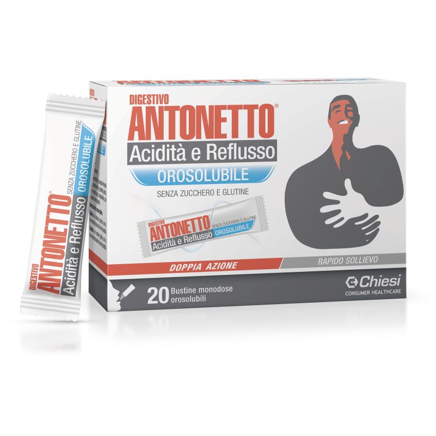 Antonetto Digestivo Orosolubile - Confezione da 20 Bustine