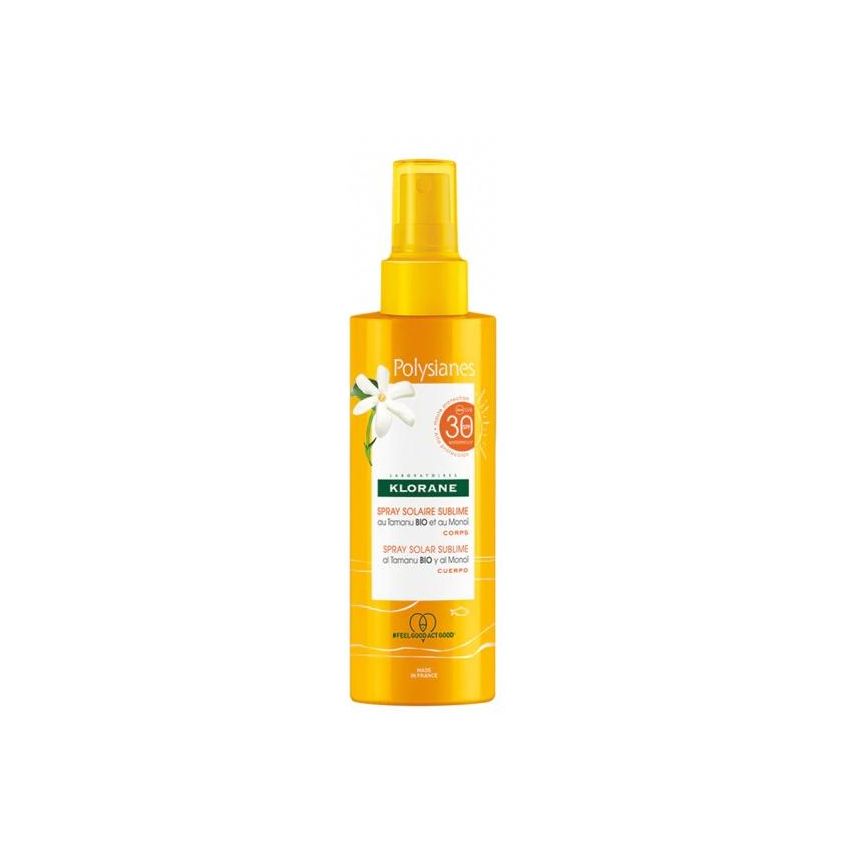 Klorane Sublime Corpo Spray Solare Protettivo SPF30 200ml