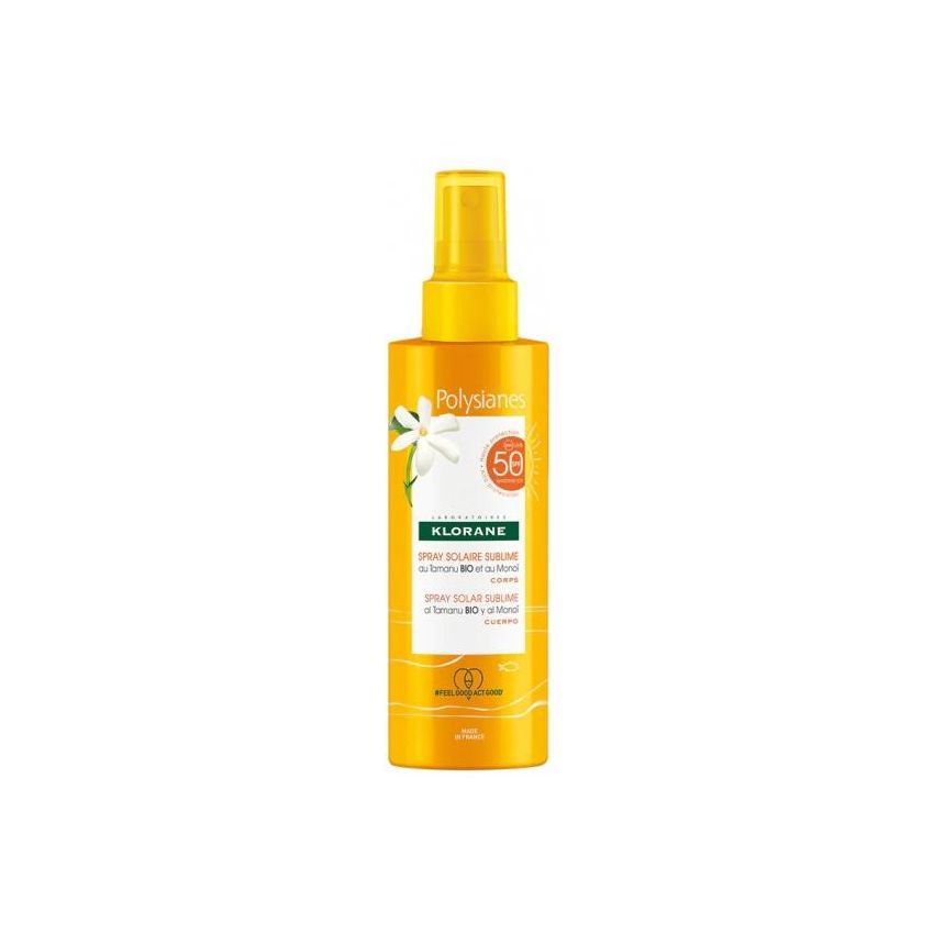 Spray Solare Corpo Sublime Klorane SPF50 200ml