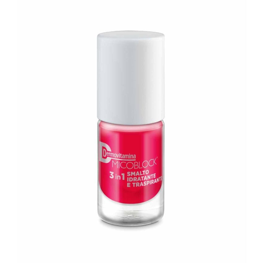 Dermovitamina Micoblock 3-in-1 Trattamento Smalto Rosso per Unghie, 5ml