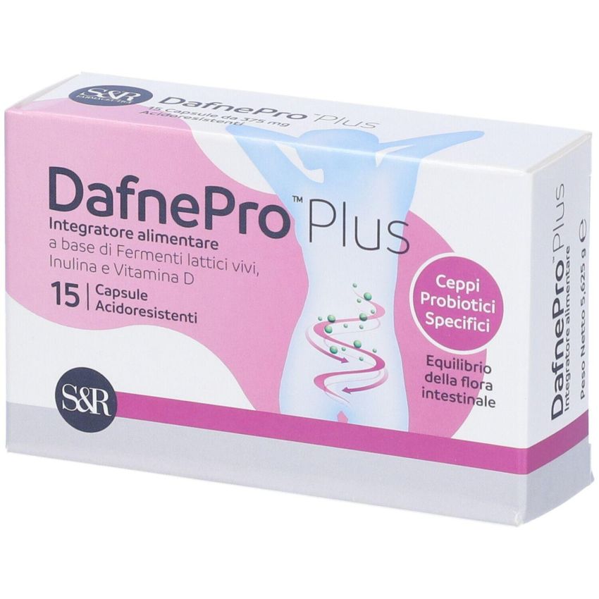 Dafnepro Plus - Integratore Alimentare in Capsule, Confezione da 15
