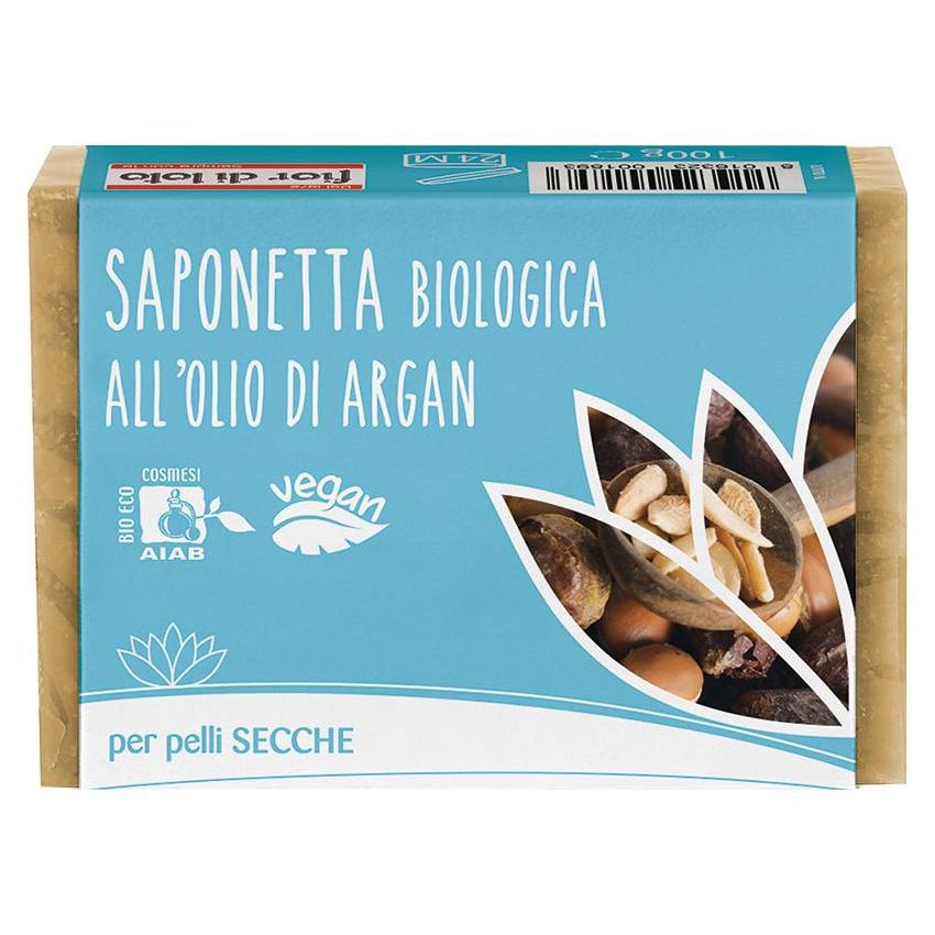 Saponetta Fior Di Loto con Olio di Argan Puro - 100g