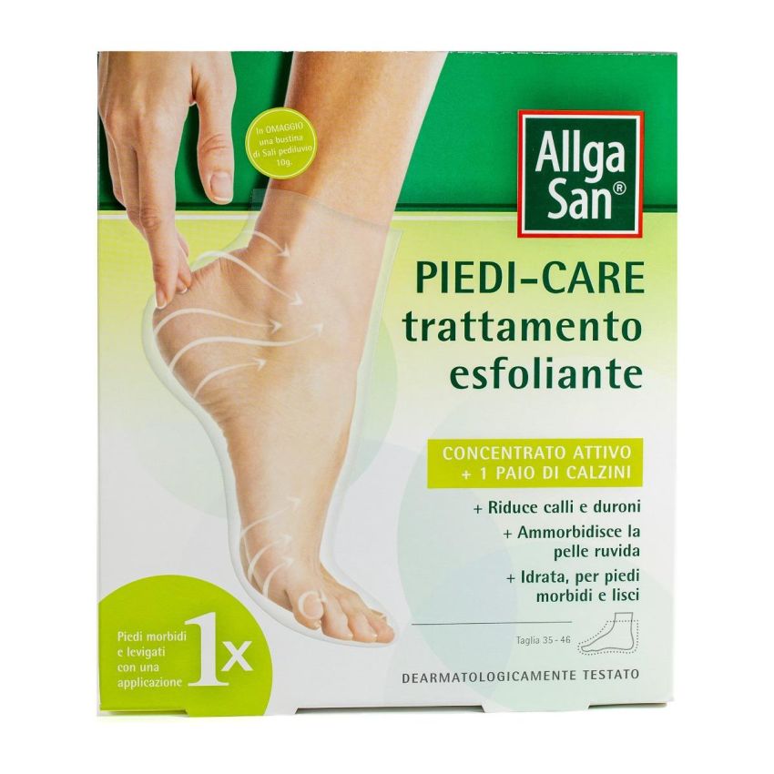 AllgaSan Maschera Esfoliante per Piedi - Cura Intensiva - 20ml