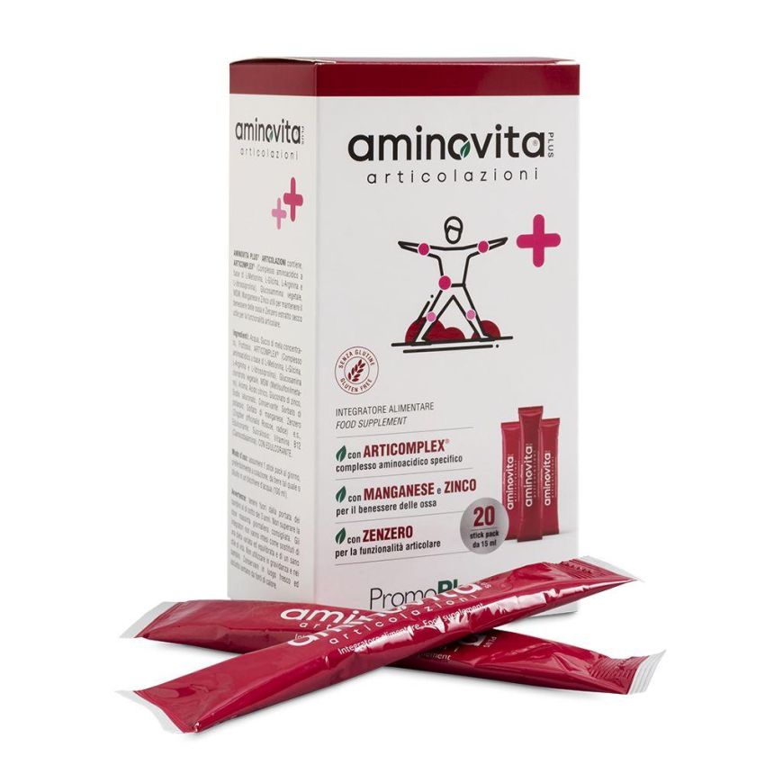 Aminovita Plus - Supporto Articolazioni avanzato in 20 Stick