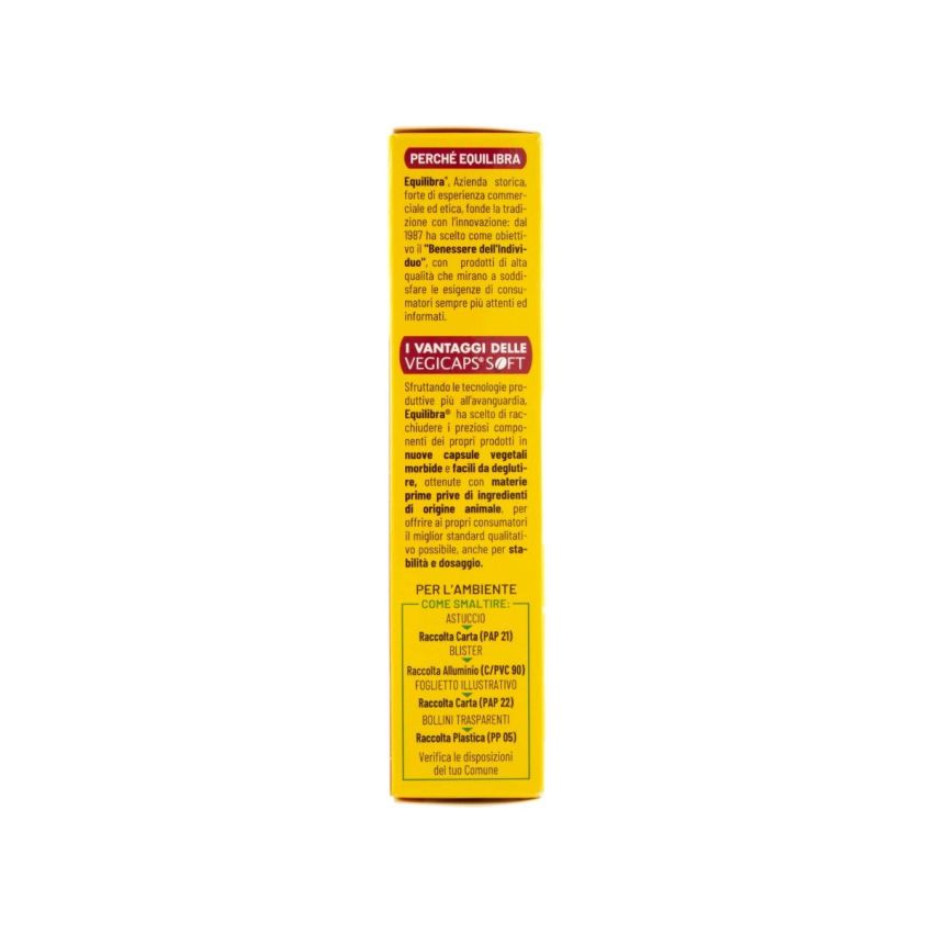 Equilibra Ferro Plus - Integratore di Ferro con Acido Folico e Vitamina C, 60 Capsule