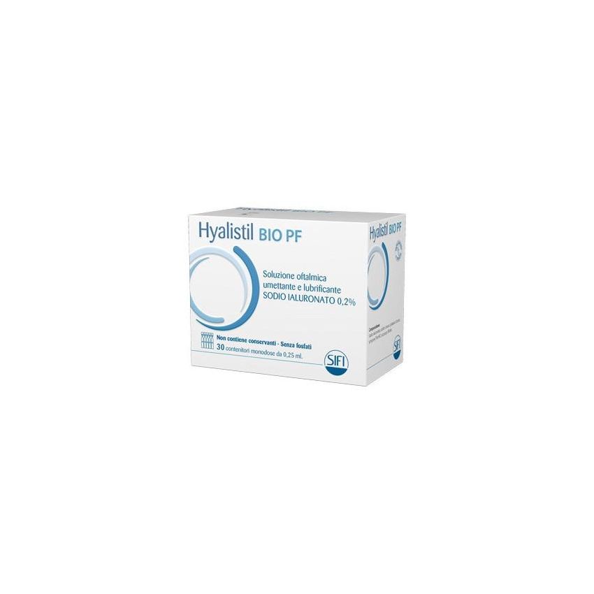 Hyalistil Bio Pf - Soluzione Oftalmica con Acido Ialuronico 0,2% - 30 Fiale da 0,25ml