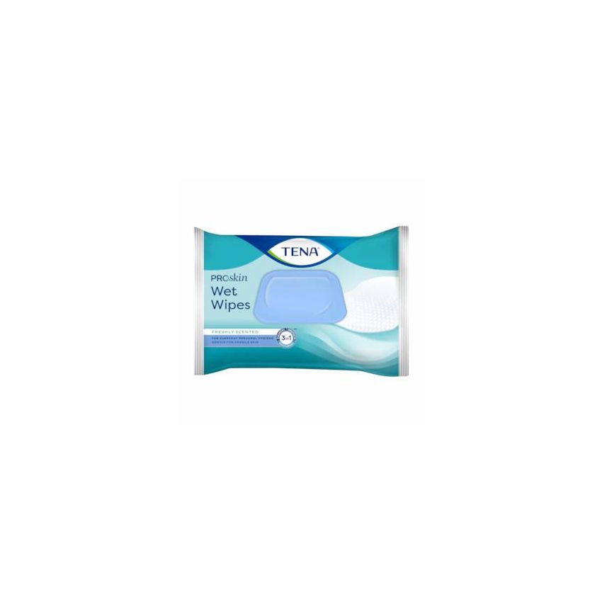 Tena Salviette Umidificate, Pacco da 48 Pezzi