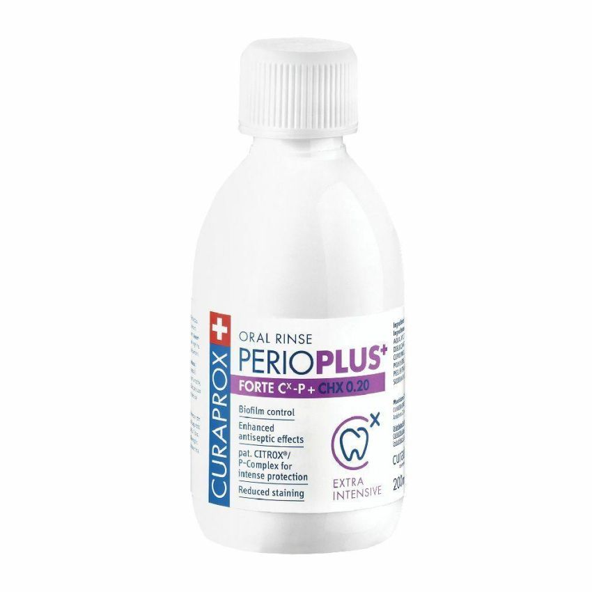 Curaprox Perio Plus+ Forte - Collutorio con CHX 0,20% - 200ml