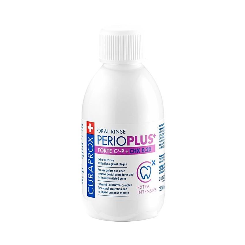 Curaprox Perio Plus+ Forte - Collutorio con CHX 0,20% - 200ml