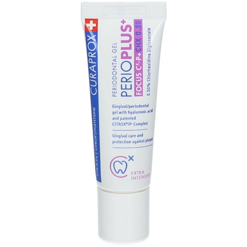 Curaprox Perio Plus+ Dentifricio Gel - con CHX 0.5% - 10ml
